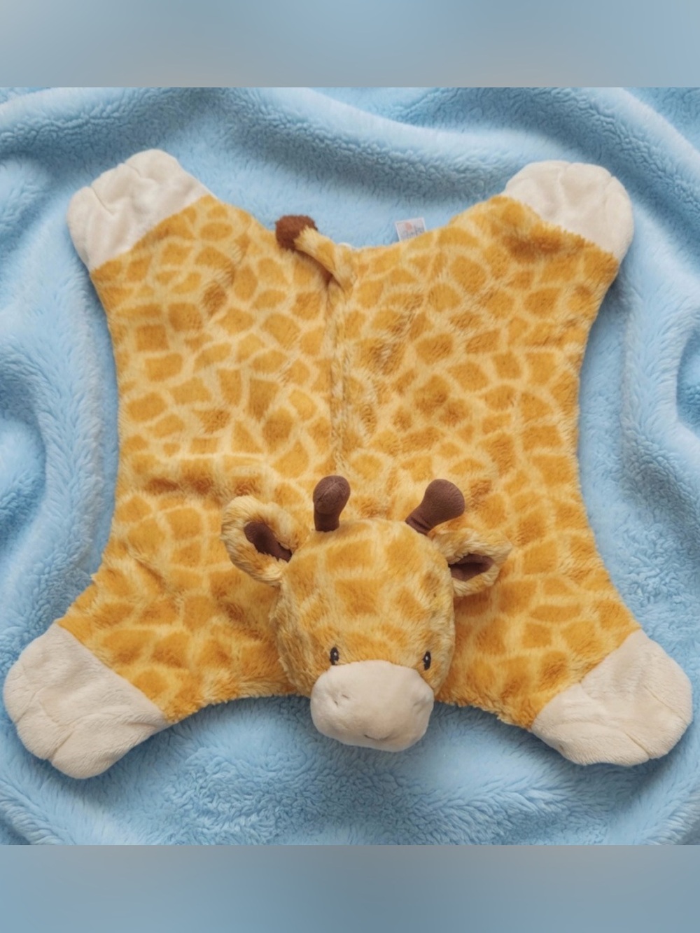 Baby Gund Tucker Giraffe Comfy Cozy Plush Security Blanket Lovey Huggybuddy